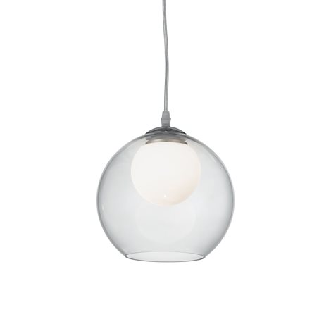 NEMO CLEAR SP1 závěsné svítidlo 1x G9 LED 3W 370lm 3000K 20cm IP20, čiré sklo 1