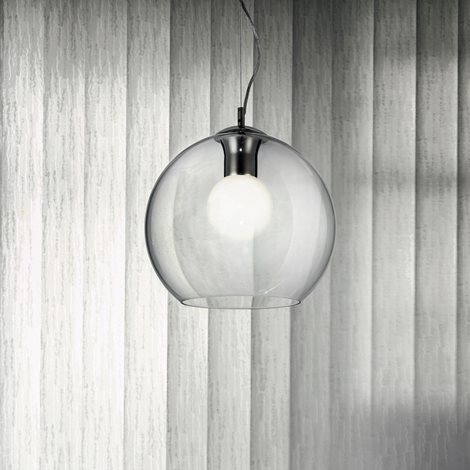 NEMO SP1 CLEAR D40 závěsné svítidlo 1x E27 60W bez zdroje 40cm IP20, čiré 2
