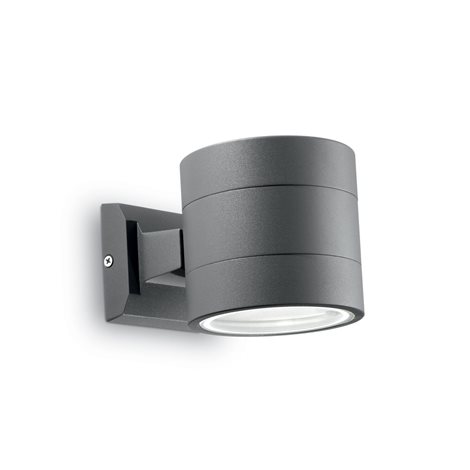 SNIF ROUND AP1 venkovní nástěnné svítidlo 1x G9 40W bez zdroje 11cm kulaté IP44, antracitové 1
