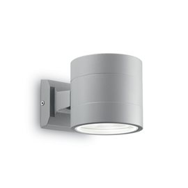 SNIF ROUND AP1 venkovní nástěnné svítidlo 1x G9 40W bez zdroje 11cm kulaté IP44, šedé