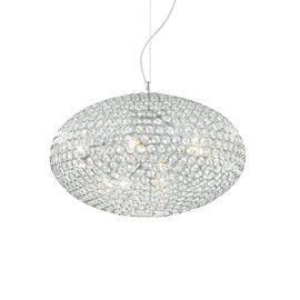 ORION SP8 závěsné svítidlo 8x E14 40W bez zdroje 50cm IP20, chromové