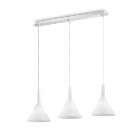 COCKTAIL SP3 závěsné svítidlo 3x E14 40W bez zdroje 82cm IP20, bílé 1