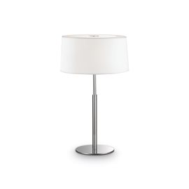 HILTON TL2 stolní lampa 2x E14 40W bez zdroje 49cm IP20,  bílá + chrom
