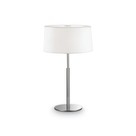HILTON TL2 stolní lampa 2x E14 40W bez zdroje 49cm IP20,  bílá + chrom 1
