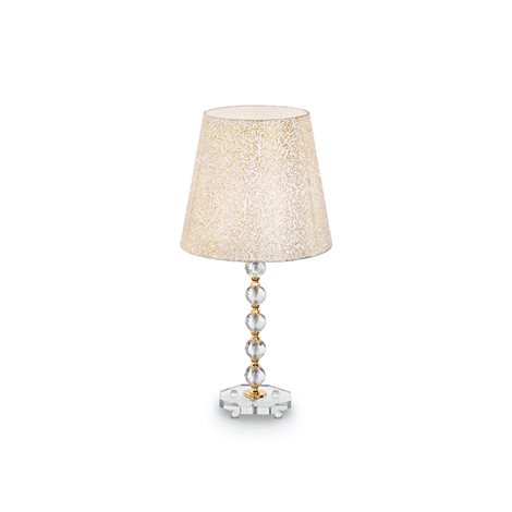QUEEN TL1 stolní lampa 1x E27 60W bez zdroje 68cm IP20, zlatá 1