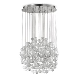 BOLLICINE SP14 závěsné svítidlo 14x G9 LED 3W 370lm 3000K 50cm IP20, bílé