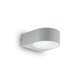 IKO AP1 venkovní nástěnné svítidlo 1x E27 60W bez zdroje 14cm IP54, šedé