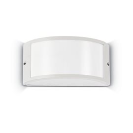 REX-1 AP1 venkovní nástěnné svítidlo 1x E27 60W bez zdroje 25cm IP44, bílé