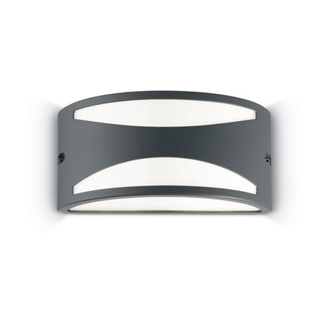 REX-3 AP1 venkovní nástěnné svítidlo 1x E27 60W bez zdroje 25cm IP44, antracitové 1