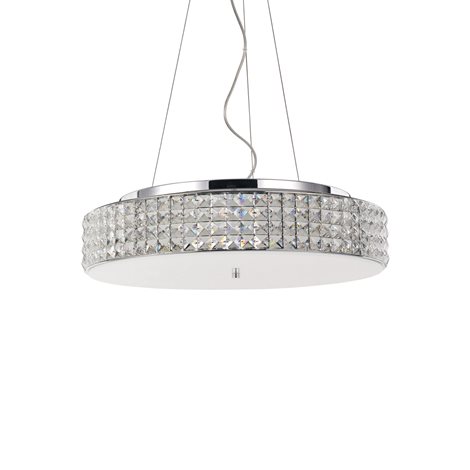 ROMA SP9 stropní závěsné svítidlo 9x G9 LED 3W 370lm 3000K 50cm IP20, chromové 1