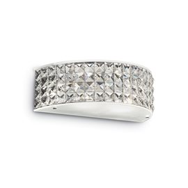 ROMA AP2 nástěnné svítidlo 2x G9 LED 3W 370lm 3000K 30cm IP20, chromové