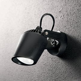 ELIO AP1 venkovní nástěnné svítidlo 1x GU10 LED 3,5W 400lm 4000K IP66, černé