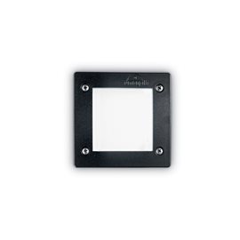 LETI PT1 SQUARE venkovní zápustné svítidlo 1x GX53 LED 3W 350lm 4000K 11,5cm hranaté IP66, černé