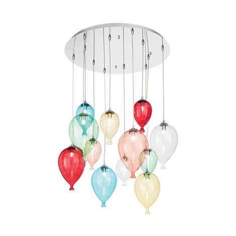 CLOWN SP12 závěsné svítidlo 12x G9 LED 3W 370lm 3000K 60cm IP20, barevné 8