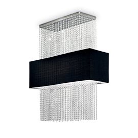 PHOENIX SP5 závěsné svítidlo 5x E27 60W bez zdroje 90cm IP20, černé