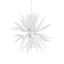 LEAVES SP12 závěsné svítidlo 12x G9 LED 3W 370lm 3000K 80cm IP20, bílé
