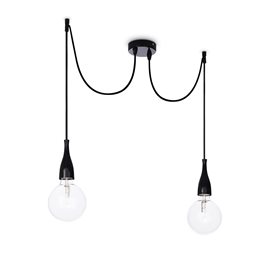 MINIMAL SP2 závěsné svítidlo 2xE27 LED 8W 1050lm 3000K IP20, černé