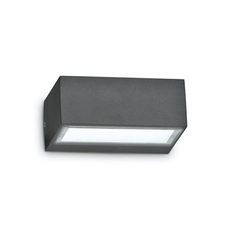TWIN AP1 venkovní nástěnné svítidlo 1x G9 28W bez zdroje 16,5cm IP44, antracitové 1