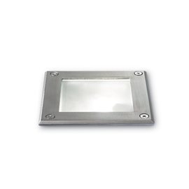 PARK PT1 SQUARE venkovní zápustné svítidlo 1x G9 15W bez zdroje 12cm hranaté IP54, ocelové