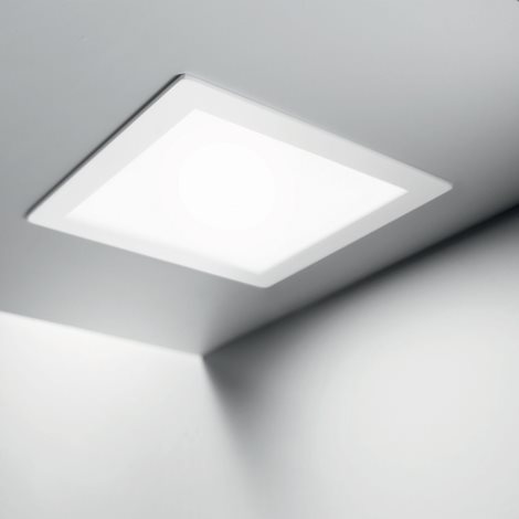 GROOVE podhledové LED svítidlo 30W 3900lm 3000K 22,7cm hranaté IP20, bílé 2