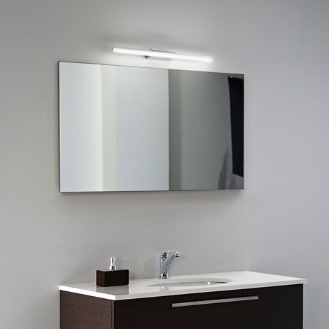 RIFLESSO AP62 koupelnové nástěnné LED svítidlo 17W 1800lm 3000K 62cm IP44, chromové 2