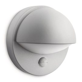 16246/87/16 June IR venkovní nástěnné svítidlo se senzorem 1xE27 42W IP44, šedé