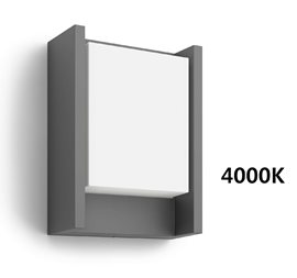 16460/93/P3 Arbour venkovní nástěnné LED svítidlo 1x6W 600lm 4000K IP44, antracitové