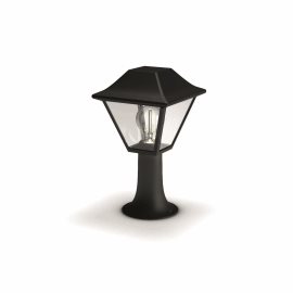16496/30/PN Alpenglow venkovní sloupkové svítidlo 1xE27 60W bez zdroje 30cm IP44, černé