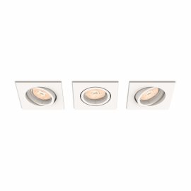 50193/31/PN Enneper podhledové svítidlo GU10 3x5,5W bez zdroje hranaté 9cm IP20, bílé