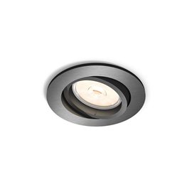 50391/99/PN Donegal podhledové svítidlo GU10 1x5,5W bez zdroje kulaté 9cm IP20, šedé