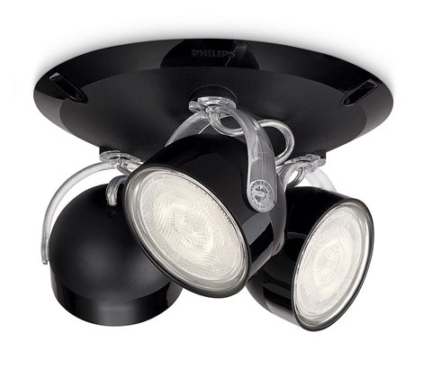 Bodové LED svítidlo Philips Dyna 53233/30/16 3x3W 2700K, černé  4
