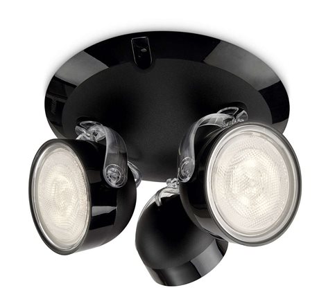 Bodové LED svítidlo Philips Dyna 53233/30/16 3x3W 2700K, černé  5