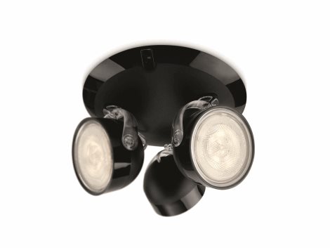 Bodové LED svítidlo Philips Dyna 53233/30/16 3x3W 2700K, černé  1