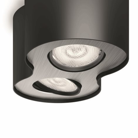 53302/30/16 Stropní bodové LED svítidlo Philips Phase 2x4,5W 1000lm 2700K, černé 11