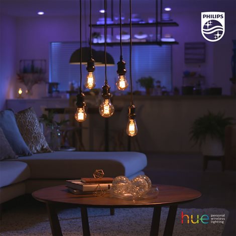 Hue White Filament žárovka LED E27 A60 7W 550lm 2100K IP20 9