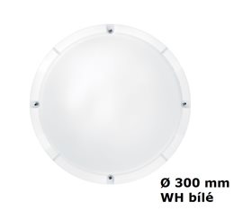 LARA LED 300 1200 840 WH LED svítidlo kruhové přisazené s IP65 bílé 13W 4000K 1200lm