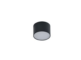 MONZA R8 přisazené svítidlo LED 5W 220lm 3000K 8cm kulaté IP20, černé