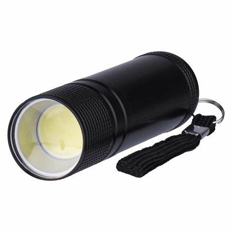 P3894 COB LED ruční kovová svítilna 100lm 3x AAA 4
