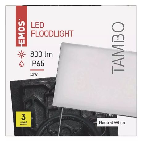 LED Reflektor TAMBO ZS2511 10,5x5,5x10,2cm 10W 800lm 4000K IP65 6