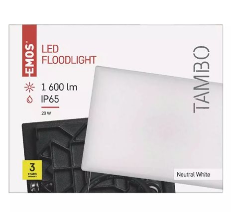 LED Reflektor TAMBO ZS2521 13,5x5,5x10,1cm 20W 1600lm 4000K IP65 9