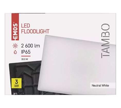 LED Reflektor TAMBO ZS2531 16,5x5,5x11,4cm 30W 2400lm 4000K IP65 4
