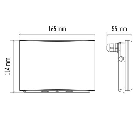 LED Reflektor TAMBO ZS2531 16,5x5,5x11,4cm 30W 2400lm 4000K IP65 9