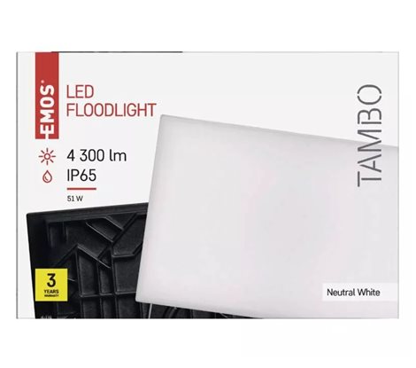 LED Reflektor TAMBO ZS2541 21x5,5x14,2cm 50W 4000lm 4000K IP65 6