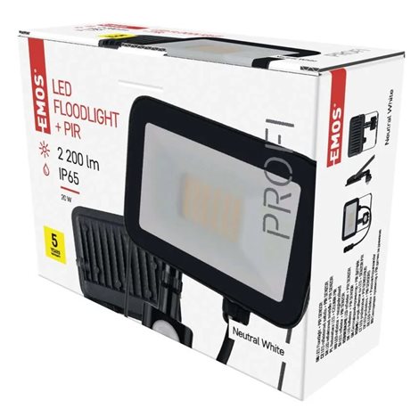 ZS2722 LED REFLEKTOR PROFI 20W 2200LM PIR 13