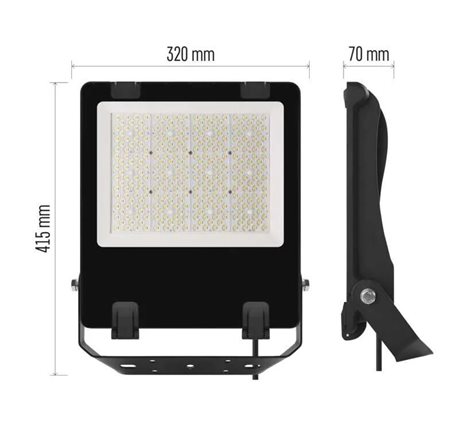 ZS2453 LED reflektor AVENO 150W, černý, neutrální bílá 6