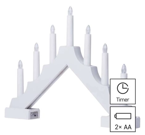 DCAW12 7LED XMAS CAN ST.IP20 2AA W WW 5