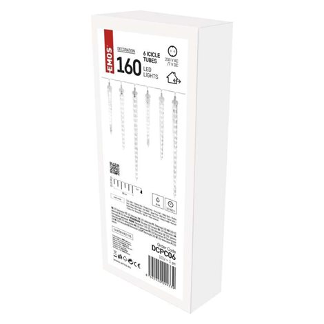 DCPC06 160LED ICICLE 6 TUBES CW FALL 4