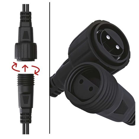 D1AW02 CONNECT CHAIN 50LED 5M IP44 WW 5