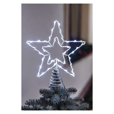 D1ZC01 CONNECT TOP TREE STAR 30LED CW 9