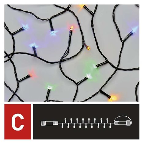 D1AM02 CONNECT CHAIN 50LED 5M IP44 MC 4